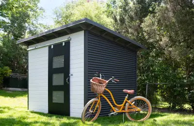 The Essential is a premium backyard storage shed for Ontario homeowners who want something better th...