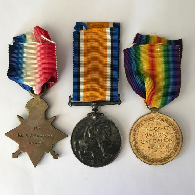 WW1 CEF War Medals Trio Medical Corps $200 in Arts & Collectibles in City of Toronto - Image 2
