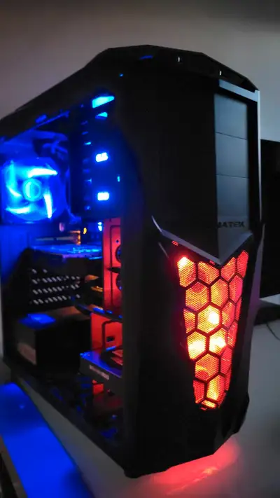 Ryzen 7 2700X☆☆ 8 core processor, AB350M Motherboard, DDR4 16, GTX 1050Ti 4 GB video card, SSD 240 G...