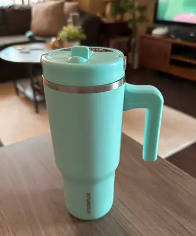 Kids 18 oz mint blue hydrapeak voyager mini stainless steel insulated tumbler. New. $15 Cash only