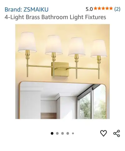 ZSMAIKU 4-Light Fixture, View more