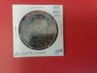 1953 Canada $1 Silver Coin