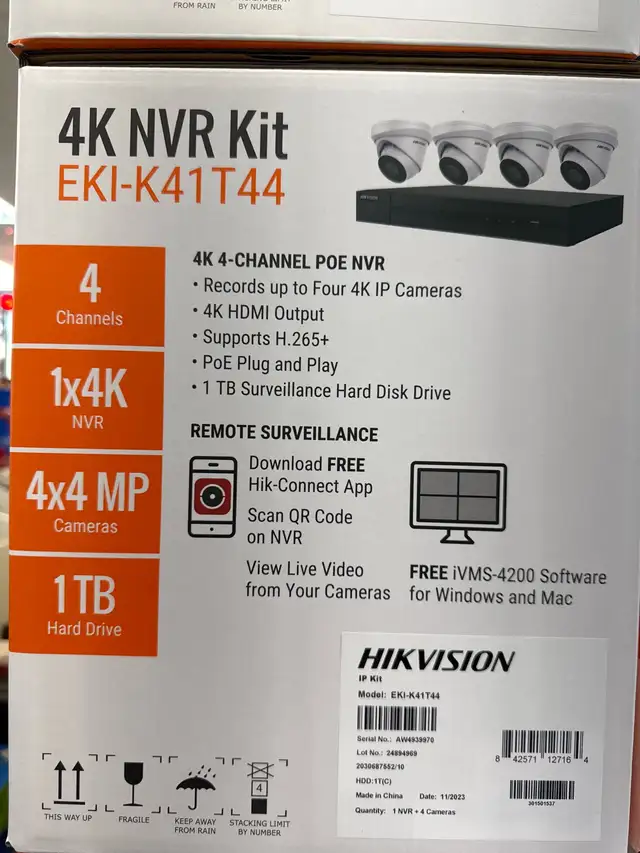 NVR KIT AT ANGEL ELECTRONICS MISSISSAUAGA  in Cameras & Camcorders in Mississauga / Peel Region - Image 2