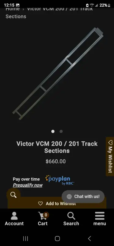 Victor Radiograph Cutting Track, View more