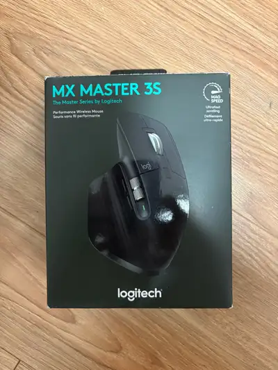 Brand new and factory sealed Logitech MX Master 3S wireless performance mouse in Graphite. Features...