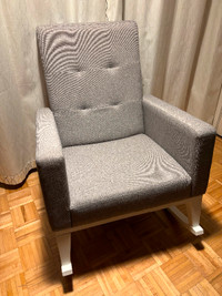 Natart grey rocking chair