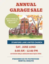 ANNUAL GARAGE SALE  and BBQ