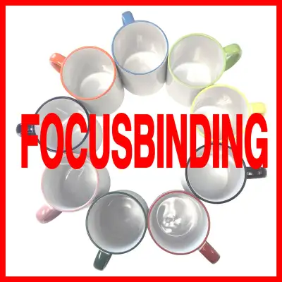 Value Deal 11oz Color Rim Handle Sublimation Mugs Cup Heat press, View more