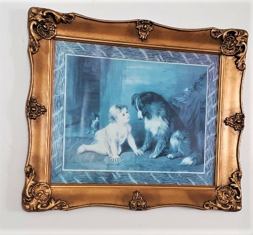 antique cadre fin 1700 ou debut 1800 dans Art et objets de collection  à Laval/Rive Nord - Image 4