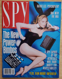 SPY MAGAZINE - August 1995 -Vol 9 No. 4 - SHARON STONE Cover