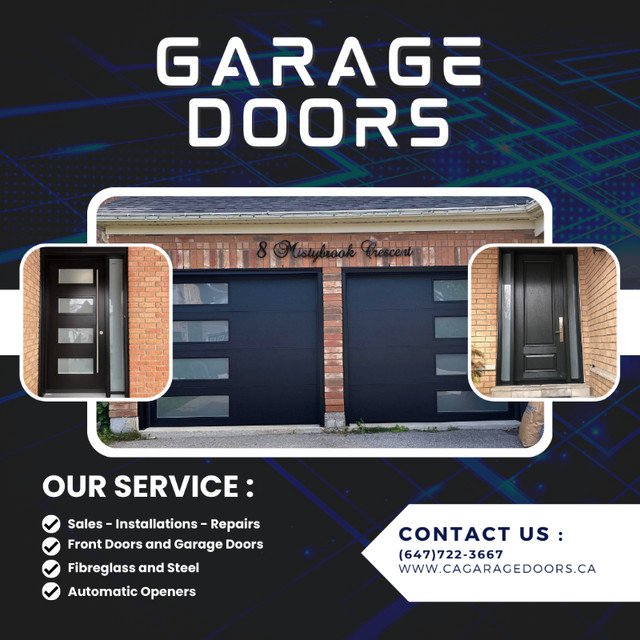 Garage Door and Openers Repair - Installation - Services 24/7 in Garage Door in Mississauga / Peel Region - Image 3