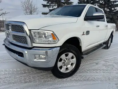 2014 Ram 3500 Laramie Longhorn. 4x4. 285,353 km. Powered by the legendary 6.7L I6 Cummins Turbo Dies...