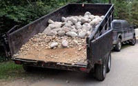 Dump trailer rental with disposal 