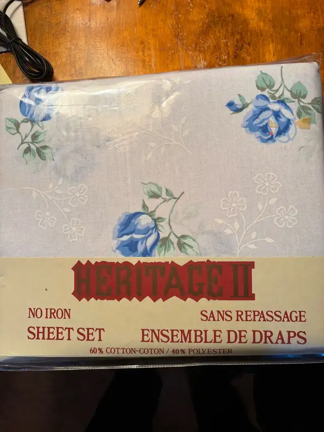 Wabasso and Heritage vintage flat cotton sheets set.  Brand new in Bedding in St. Catharines - Image 6