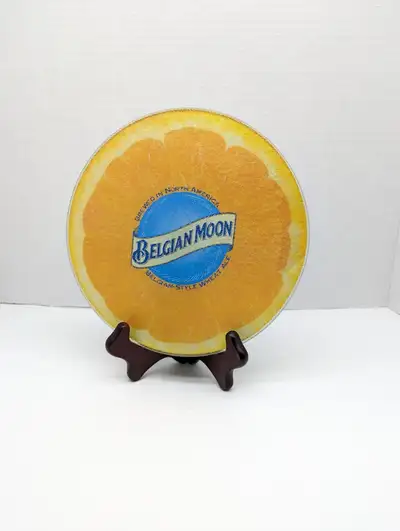 Belgian Moon Round Glass Cutting Board, View more
