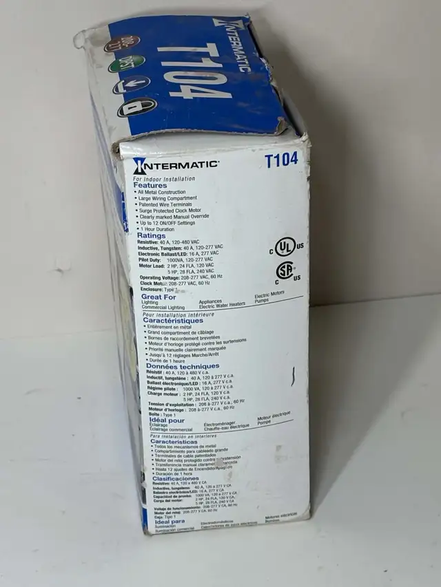 Intermatic T104 24 Hour Mechanical Time Switch561546382080092164