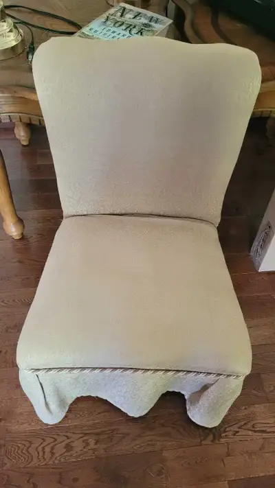 Antique Slipper Chair Pair, View more