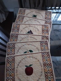Placemats, hand made and gently used by seller