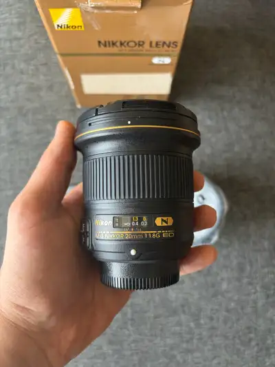 Nikon AF-S NIKKOR 20mm f/1.8G ED Lens, View more