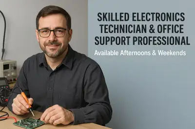 Skilled Electronics Technician & Office Support Professional, View more