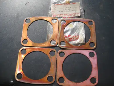Kawasaki Motorcycle F4 250 Cylinder Head Gasket x4 - $25.00 obo Excellent condition; NOS / NLA. Part...
