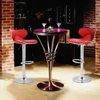 New Modern Adjustable Synthetic Leather Swivel Bar Stools Chairs