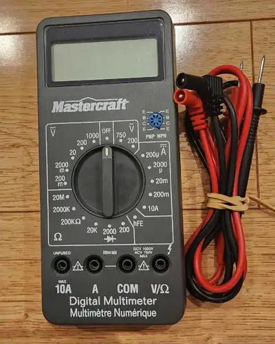 MASTERCRAFT DIGITAL MULTIMETER TESTER, View more