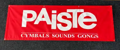 Paiste Vinyl Banner (69”x24”), View more