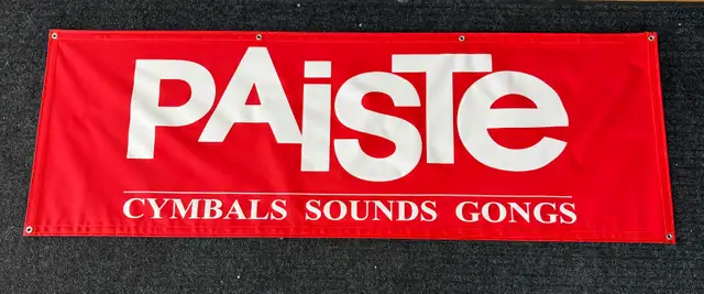 Paiste Vinyl Banner (69”x24”) in Other in Mississauga / Peel Region - Image 2