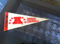 Vintage American Football Conference / Dr. Pepper Mini Pennant