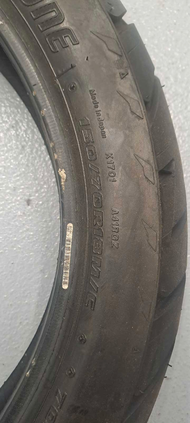 Bridgestone Battleax A4 motorcycle tires in Other in Comox / Courtenay / Cumberland - Image 2