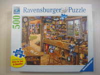 Ravensburger 14859 Dad's Shed - 500 Piece Large Format Puzzle
