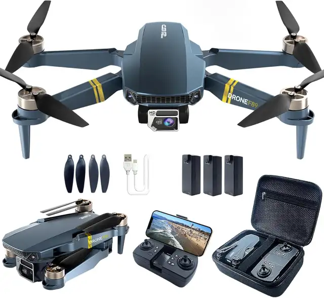 CHUBORY F89 4K Drone 60min Flight Time Foldable
