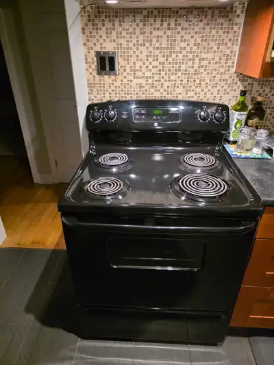 GE Black Stove, View more
