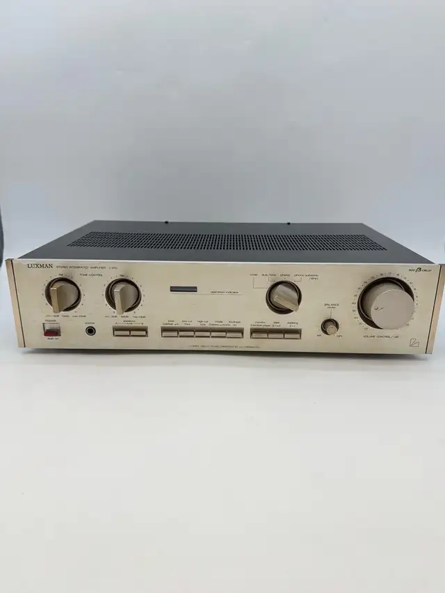 Luxman L-210 Vintage Stereo Integrated Amplifier Tested Working  in Stereo Systems & Home Theatre in City of Toronto - Image 2