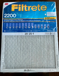 3M Filtrete, MPR 2200, 20 in x 25 in x 1 in