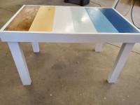 Coastal tables; various sizes and colors