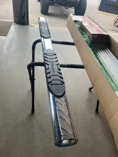 Like new take offs. Fits new body style ram 1500 quad cab. 5” stainless steel Also have the followin...