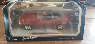 Mercedes 500SL 1989 Intex diecast 1/18 Autos de collection miniatures, Plusieurs milliers, de modèle...