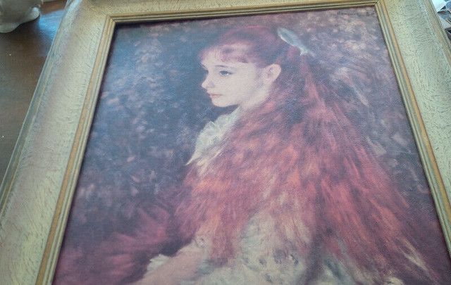 Pierre Auguste Renoir, Art Print Repro on Board Beautiful Frame in Arts & Collectibles in Stratford - Image 4