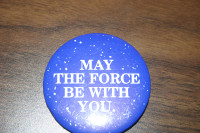 Vintage Star Wars Button Pin from 1977