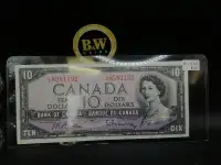 1954 Canada $10  Bc-40B Banknotes!!!!