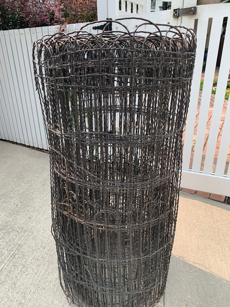 Antique Garden fence Braided Wire Fencing Vintage Decks & Fences