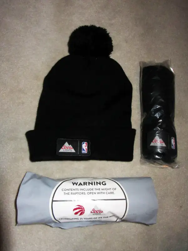 Toronto Raptors Toque-Shirt  +Toronto FC Soccer Scarfs in Arts & Collectibles in Barrie - Image 3