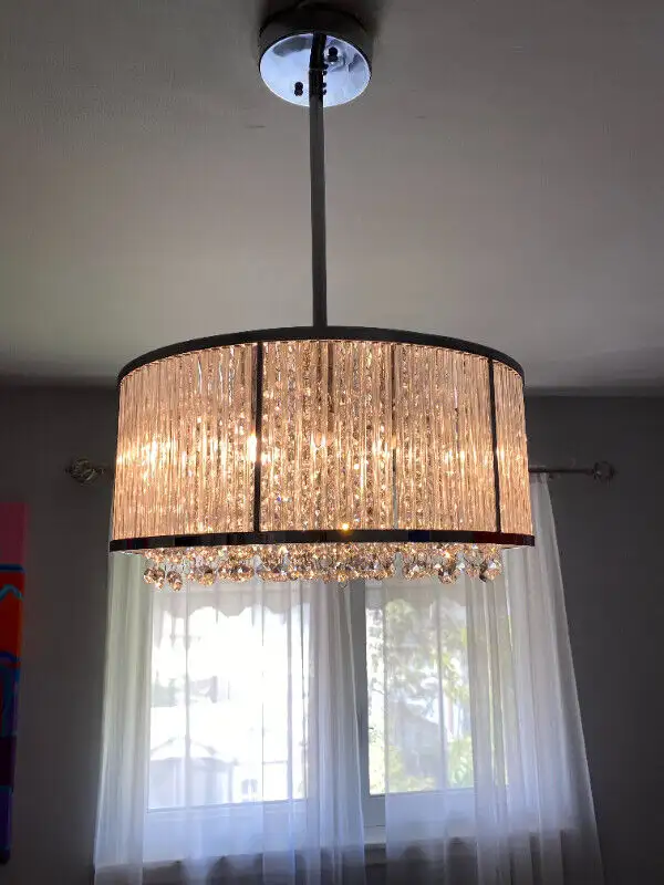 Sparxx 6-Light 16" Chrome Pendant Chandelier light in Indoor Lighting & Fans in Mississauga / Peel Region - Image 10