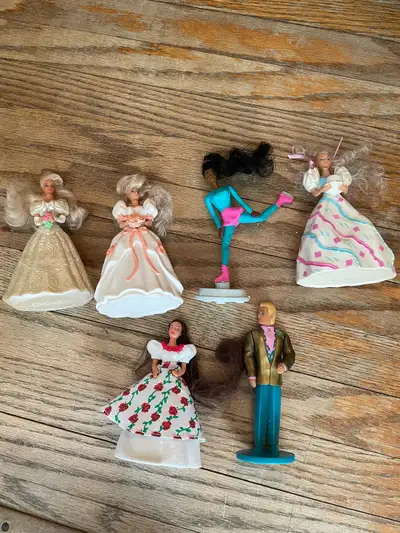 Vintage McDonalds Mini Barbie Toys