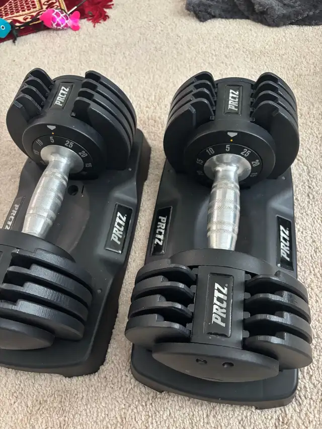 PRCTZ Adjustable dumbbells set 5-25lbs 427927995564707841