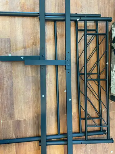 TWIN metal black bed frame heavy duty, View more