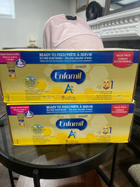 Enfamil A+ Ready to feed unopened boxes