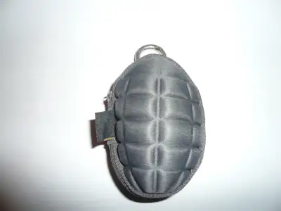 Grenade Shaped Keychain Pouch, View more